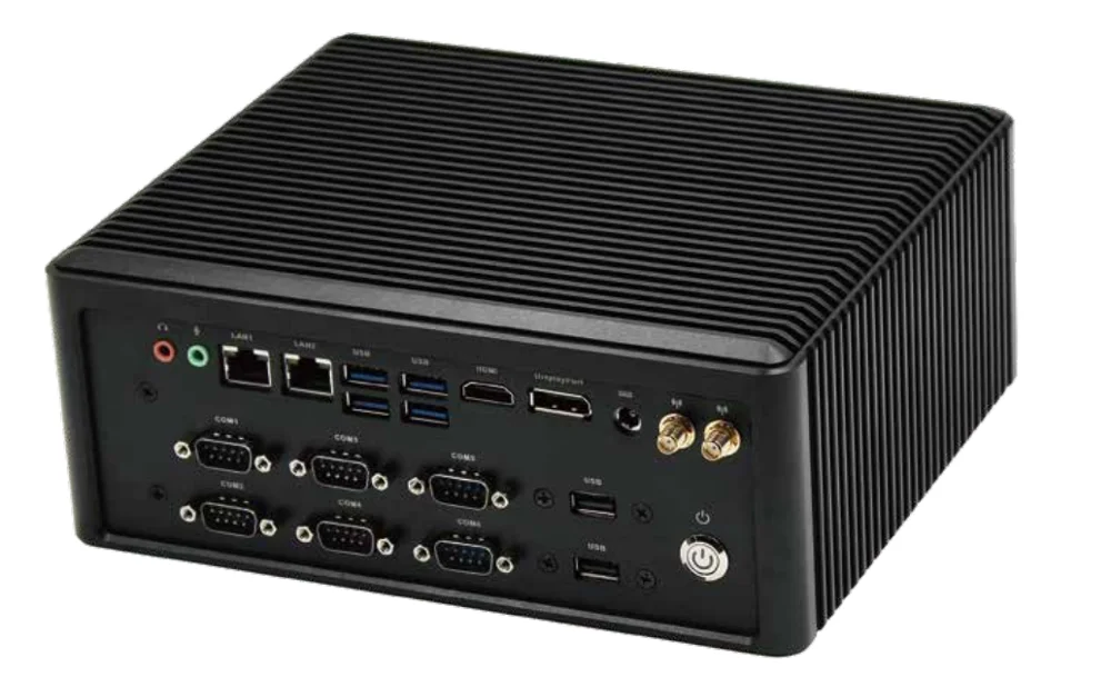

Maxtang Embedded PC Intel Whiskey Lake-U Based Fanless Industrial PC 2LAN 6COM 8265U