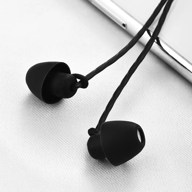 Мягкие силиконовые наушники для сна с шумоподавлением вкладыши 3 5 мм проводная