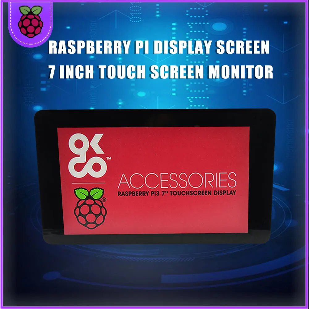 Raspberry Pi официальный Дисплей 7 дюймовый сенсорный экран 10 пятиточечный емкостный
