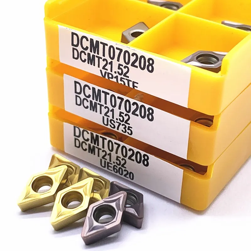 Токарный резец DCMT070204 DCMT070208 VP15TF US735 UE6020 | Инструменты