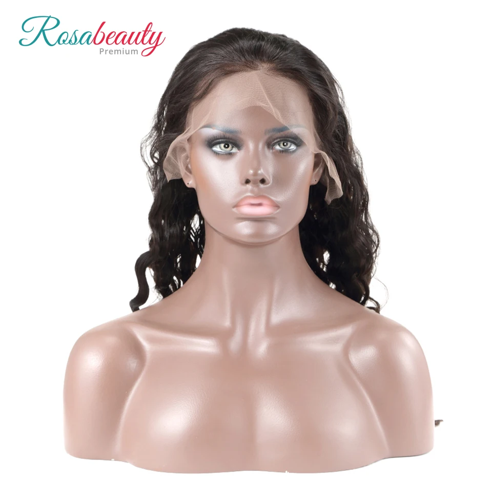 [Rosabeauty] OneCut волосы свободная волна 8-28 дюймов 13х6 человеческие Remy кружева