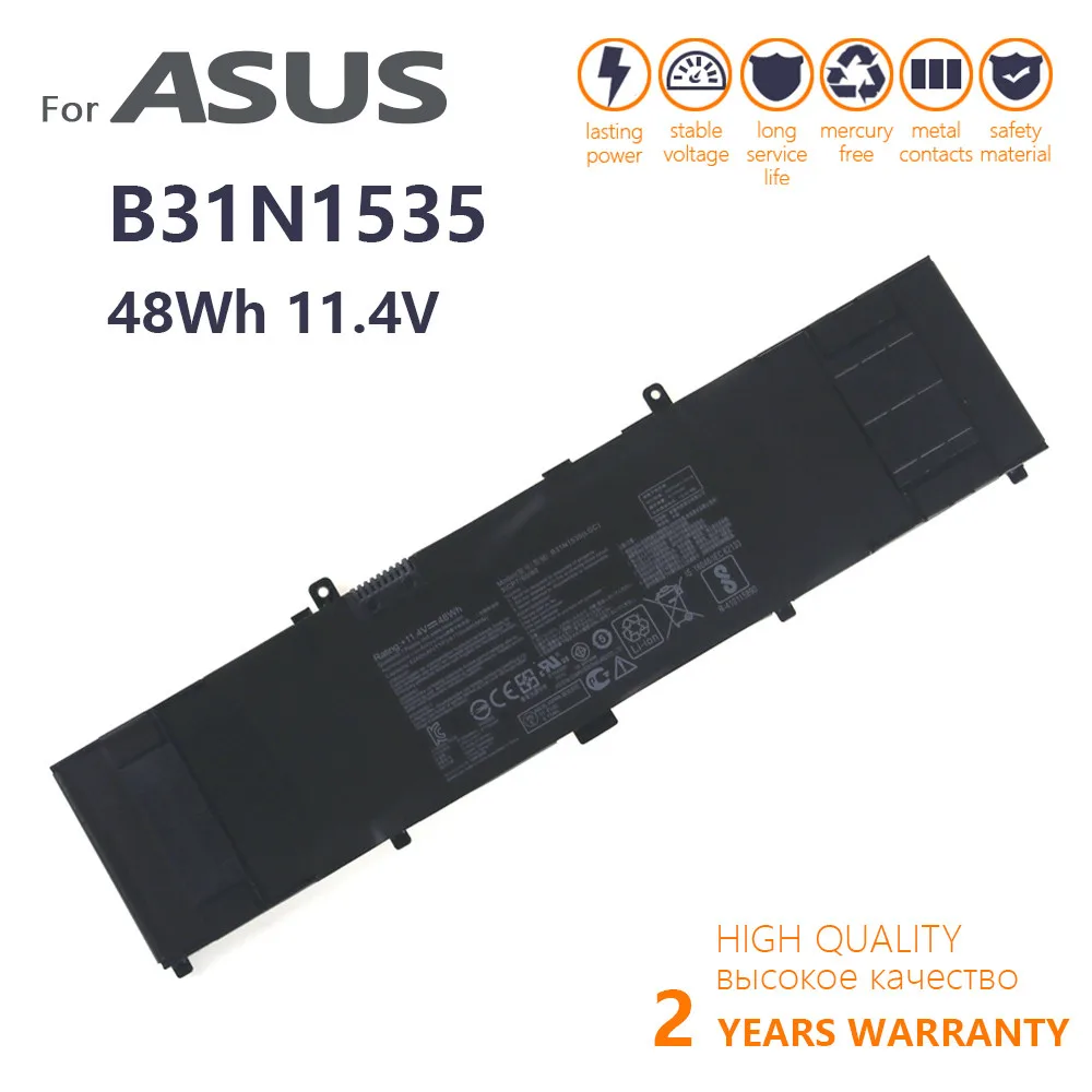 

Genuine B31N1535 Laptop Battery For Asus ZenBook UX310 UX310UA UX310UQ RX310U UX410 UX410UA UX410UQ U4000U UX3410UA NEW STOCK