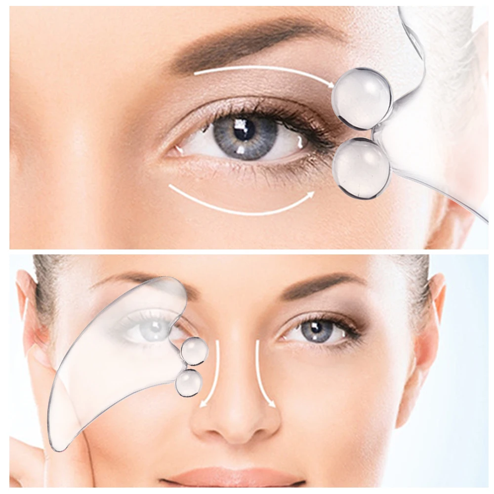 

Body massager Crystal Gua Sha Board Face Lift Tools For Neck Arms Legs Massage Scraping Plate Facial Body Spa Massage