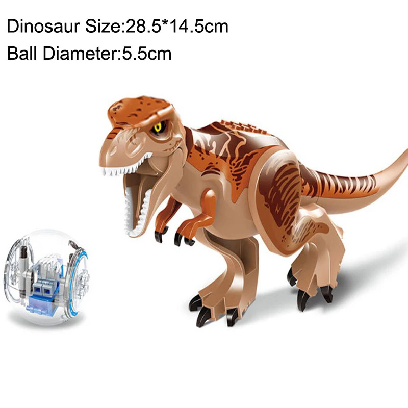 Большой 2 предмета/партия мир динозавров тираннозавр мультфильм Собранный