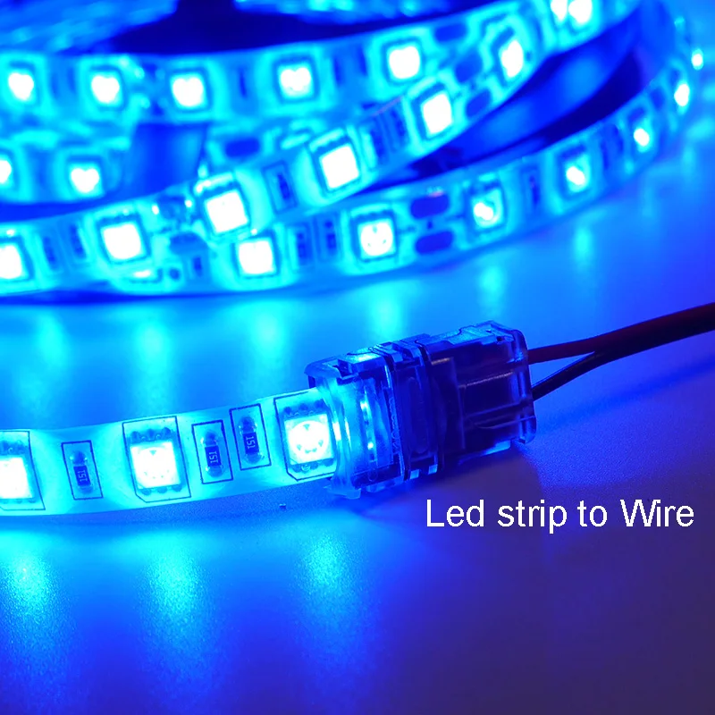 

5pcs 2pin 3pin 4pin 5pin 6pin LED Strip Connector for 3528 5050 led Strip to Wire/Strip Connection Use Terminals