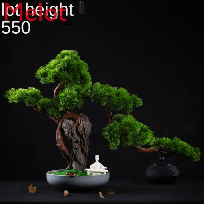 

Artificial Greeting Pine Root Carving Crafts Tree Bouldering New Chinese Book Desktop Living Room Desktop Bonsai Decoration