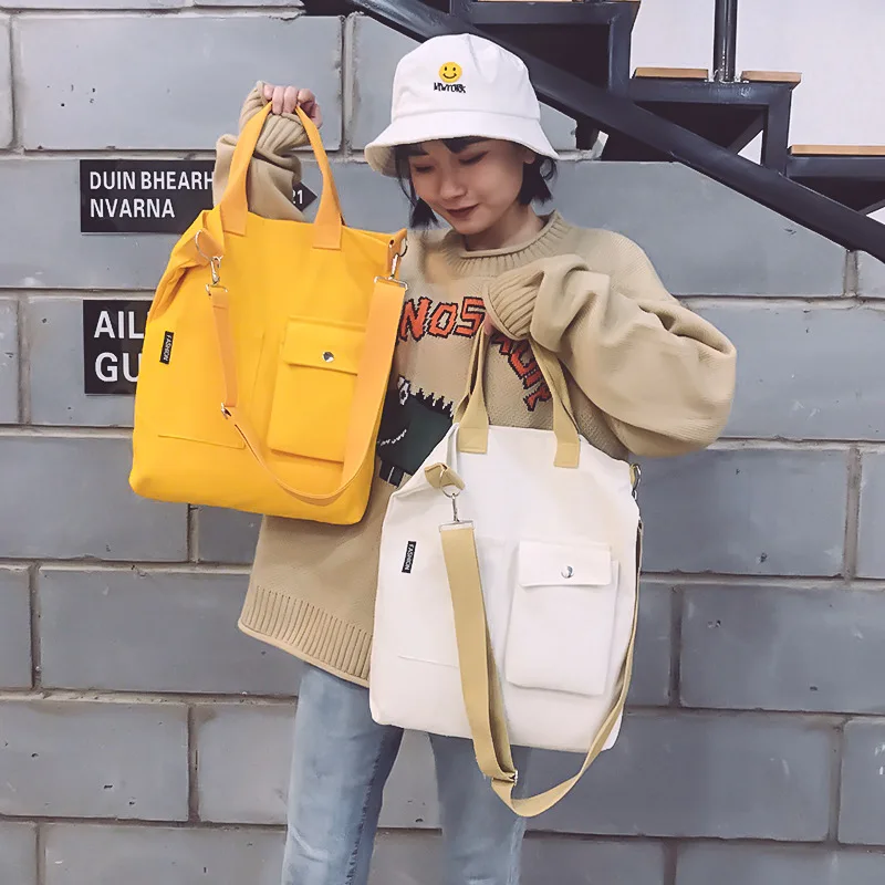 

Korean student portable canvas bag female college style large-capacity shoulder bag female messenger bag women handbags