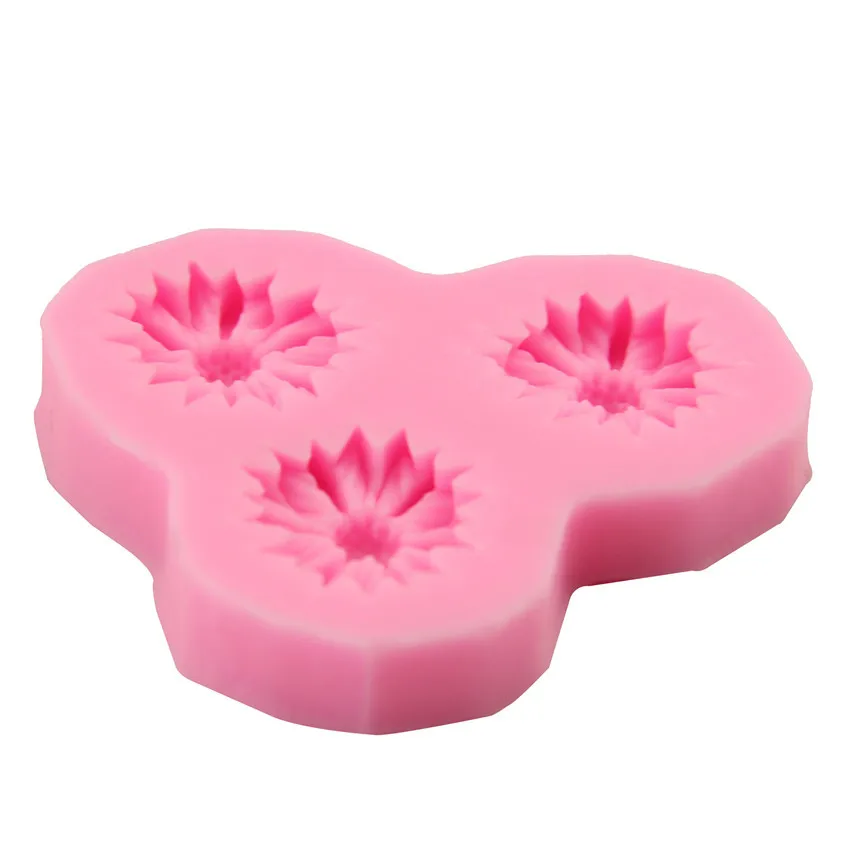 Daisy fondant silicone cake mold candy pudding jelly mold DIY baking appliances kitchen tools