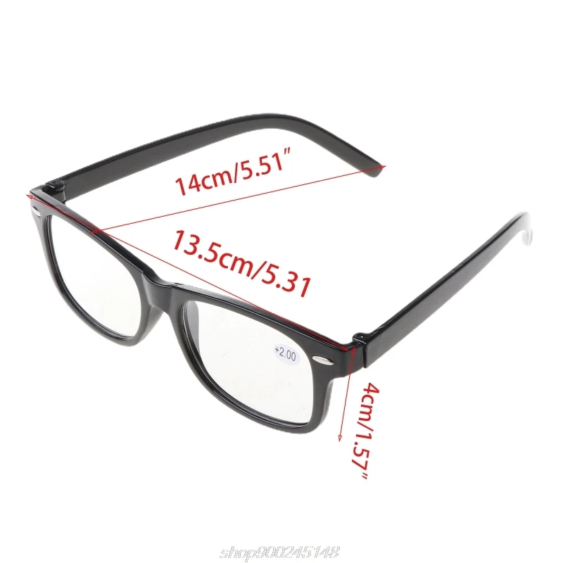 

Classic Black Frame Retro Style spring Reading Glasses Readers +1.0 - 4.0 F17 21 Dropshipping
