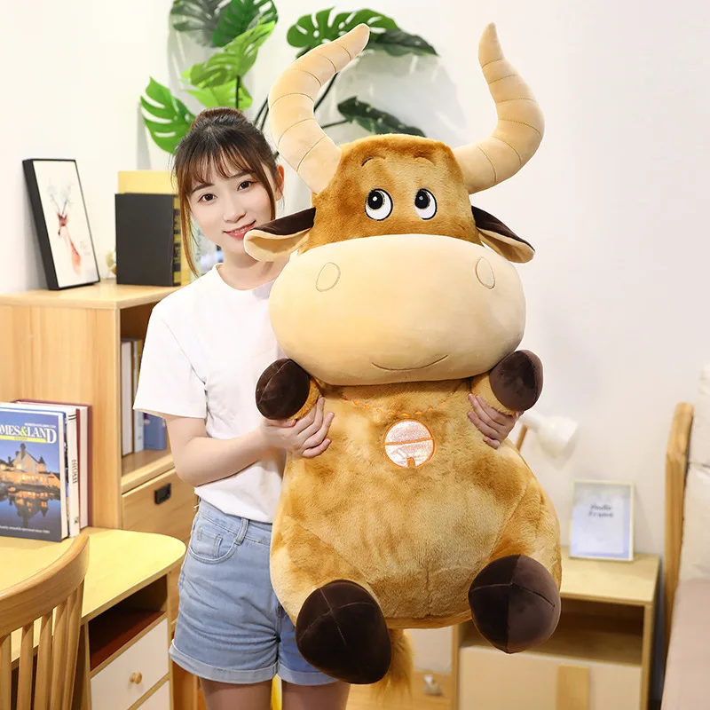 

Cute Soft Stuffed Toys Animal Creativity Cow Pillow Plush Toys Children Birthday Gifts Christmas Gifts Navidad Plushie BC50MR