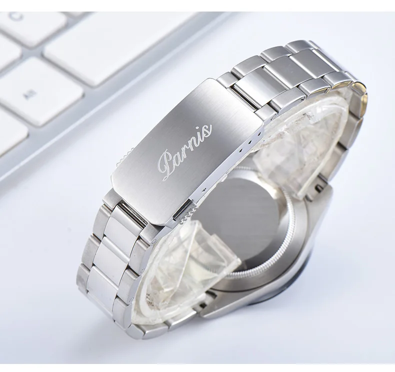 Мужские многофункциональные кварцевые часы с сапфировым стеклом 39 мм | Наручные