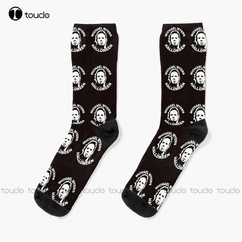 

Michael Myers - Halloween Socks Black Socks For Women Personalized Custom Unisex Adult Teen Youth Socks 360° Digital Print