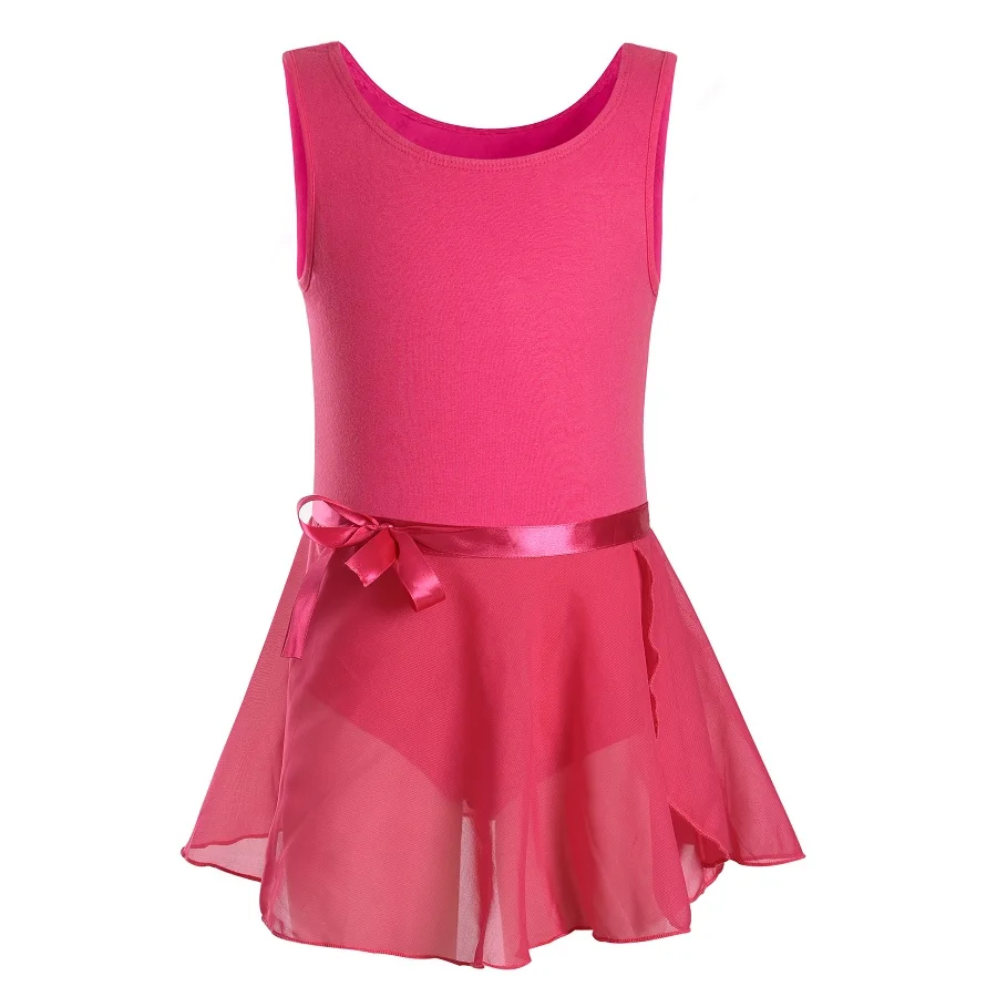 Модные детские гимнастические трико для девочек балетная танцевальная одежда