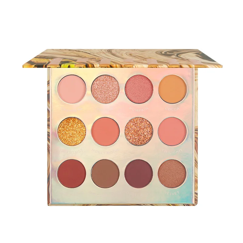 Матовые Минеральные тени для век 12 цветов| |