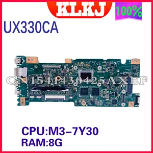 ux330c original motherboard is suitable for asus u330cak ux330 ux330c notebook motherboard with m3 7y30 cpu 8gbram 100 test ok free global shipping