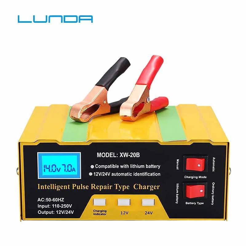 12 В 10 А свинцово кислотный/литиевый автоматический умный держатель аккумулятора