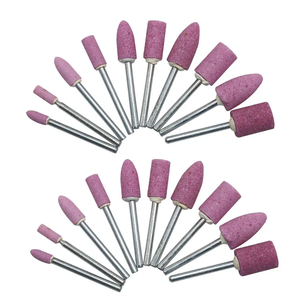 1/8" Shank Abrasive Mounted Stone Grinding Wheel Head Rotary Tool Kit 20pcs/Set | Украшения и аксессуары