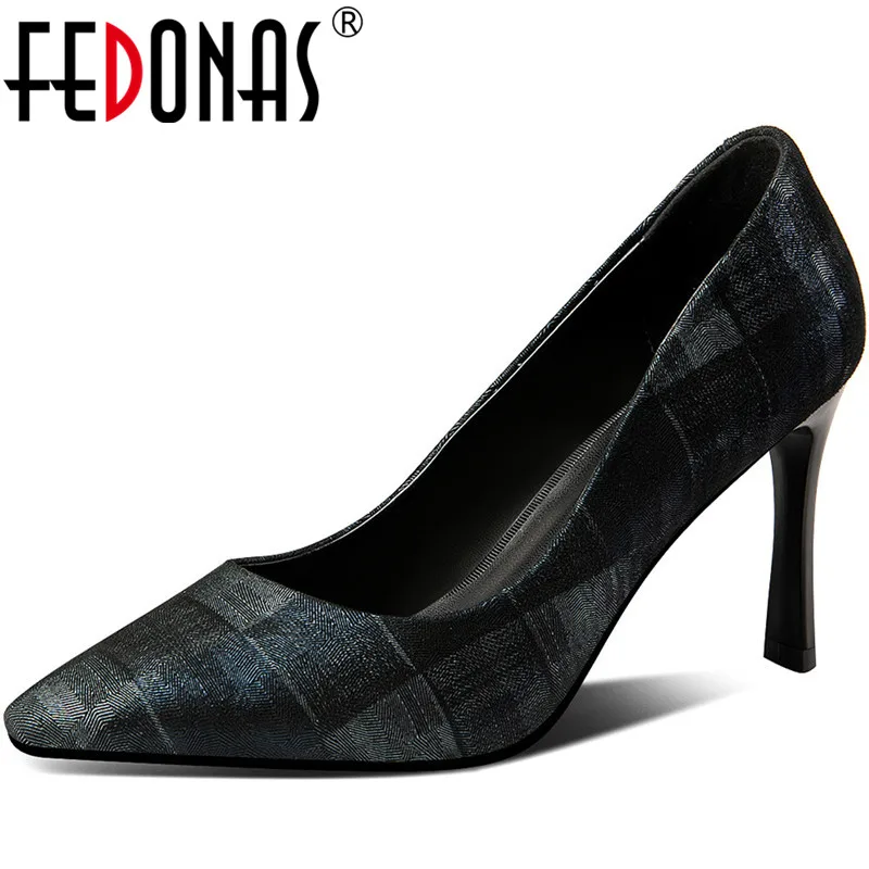 Женские туфли лодочки FEDONAS на очень высоком каблуке Свадебные Коллекция 2021 года