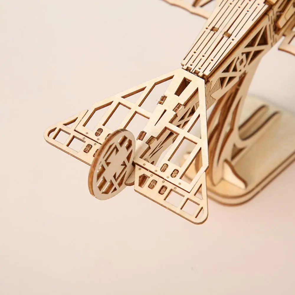 DIY Craft Aircraft Model Hands 3D Wooden Puzzle Bundle Set Pack Educational Wood Airplane Toy Building Kit | Дом и сад