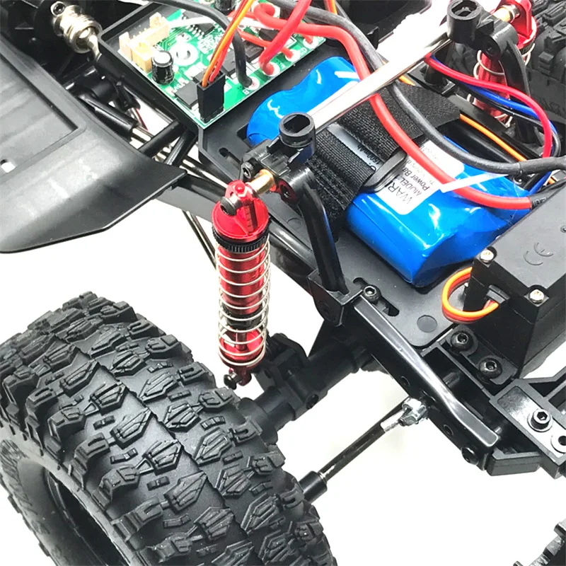 MN Model 1/10 MN-999 Land Rover Defender RC Car Spare Parts, Metal Modified Shock Absorber, All metal, Adjustable Soft and Hard