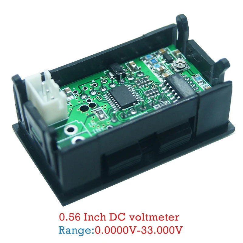 Digital 0.56inch LED Display 5 Bits DC 0-33.000V Voltmeter Voltage Meter Tester | Инструменты