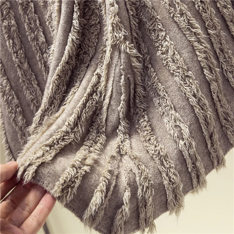 

Tassel Irregular Skirts Womens 2020 Winter Warm Streetwear Fashion Office Lady Knitted Skirt