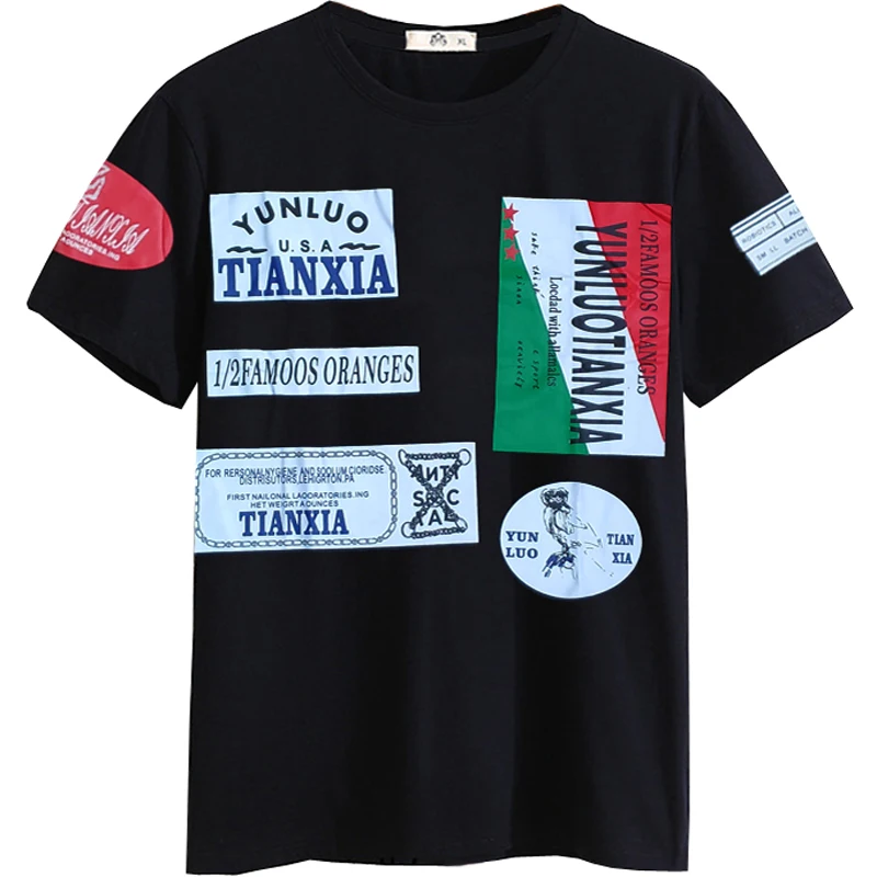 Новые летние футболки для мальчиков Летняя футболка с короткими рукавами