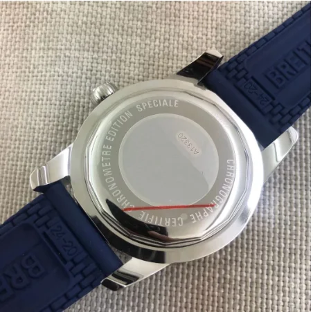 

New Men Watch Automatic Mechanical Sapphire SuperOcean Stainless Steel Ceramic Rotatable Bezel Rose Gold Rubber Date Watches