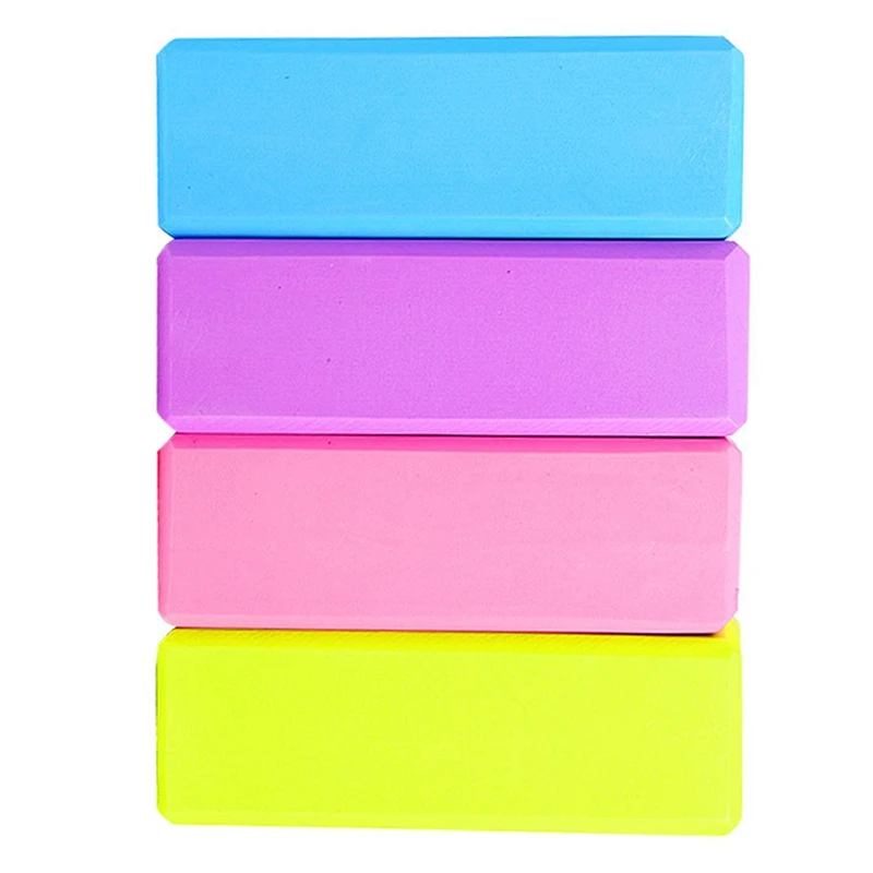 1 шт. Йога блок реквизит Поролоновый брикет растяжения помощи тренажерный зал для