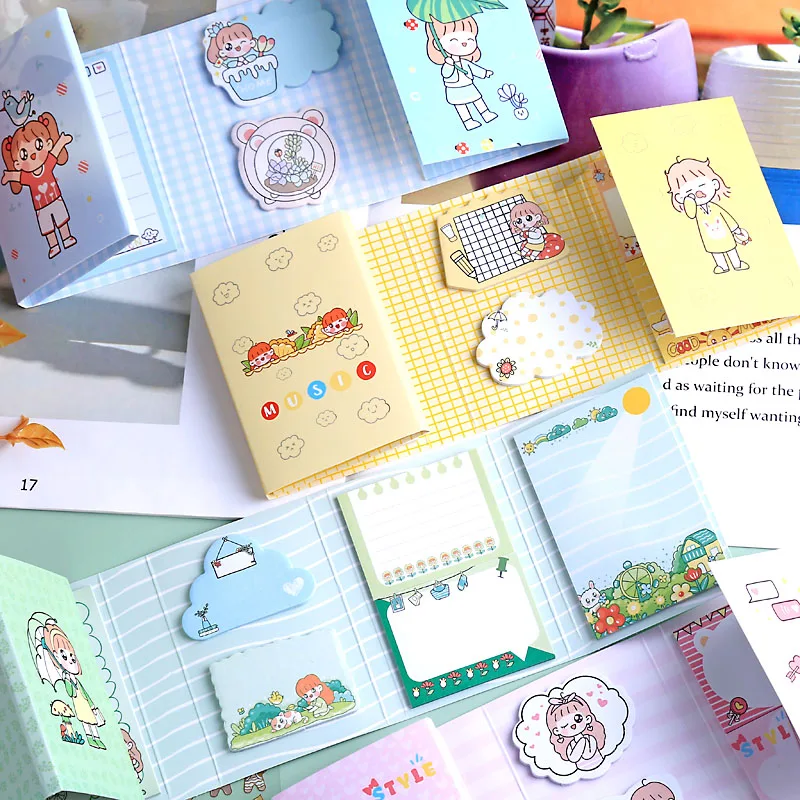 Набор многофункциональных складных клейких заметок для джентльменов и леев