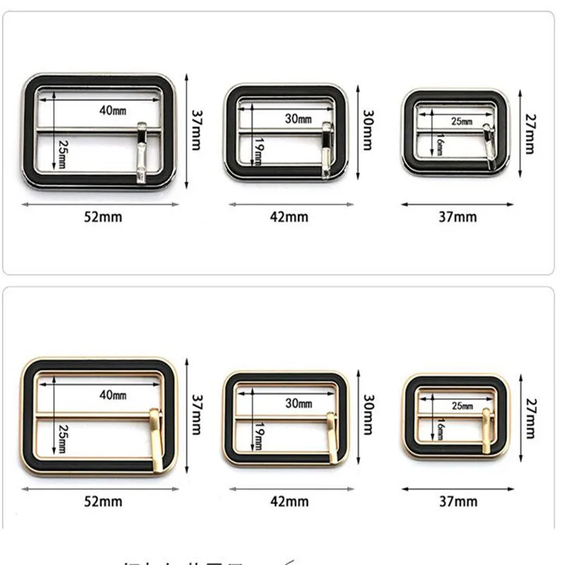 

Alloy Metal Belt Buckles Shoes Bags Slider Pin Buckle DIY Decoration Suit Dress Sew Accessories 20pcs