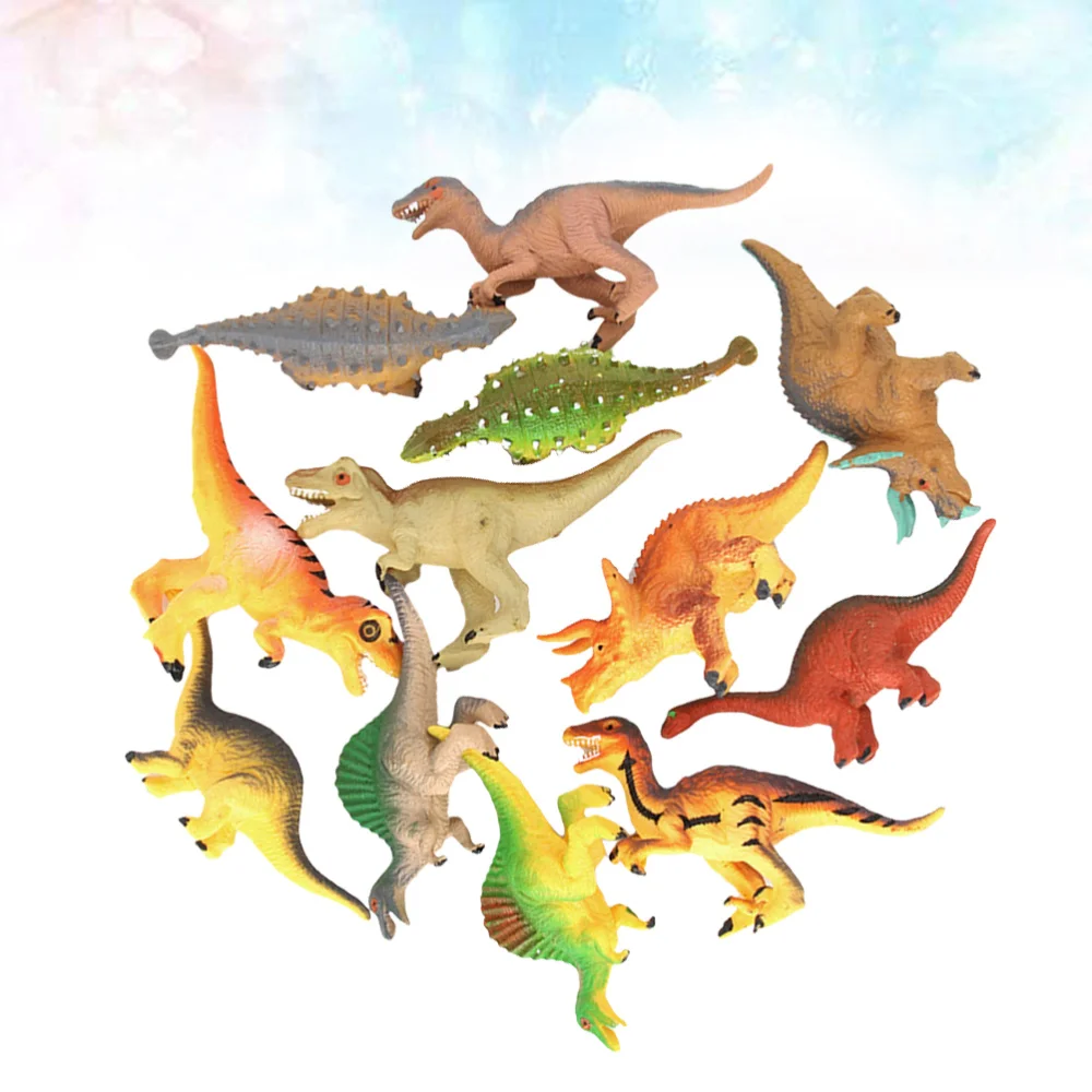 

12pcs Molds Toys Models Figure Toys Decoration Party Favor Gift for Kids(Random Pattern)