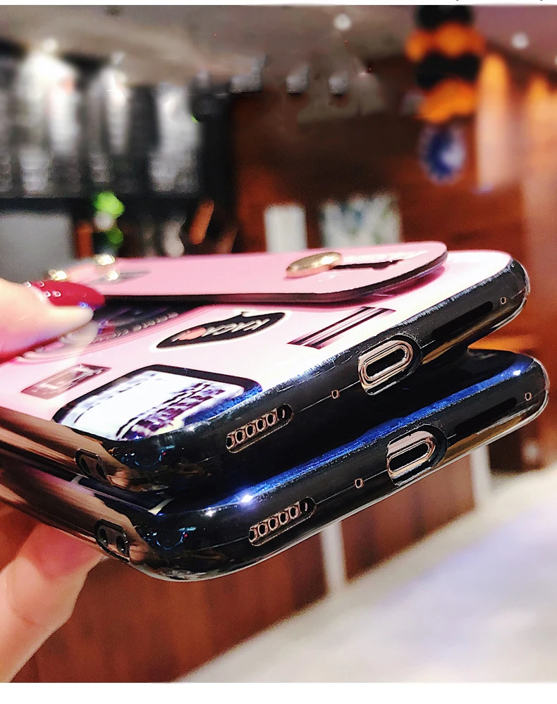 Для samsung Galaxy Note 10 Plus, 5G, 9, 8, S10 Plus, S10e, S9, S8 Plus, чехол, силиконовый, IMD, ремешок на руку, мягкий чехол, ремешок, Funda