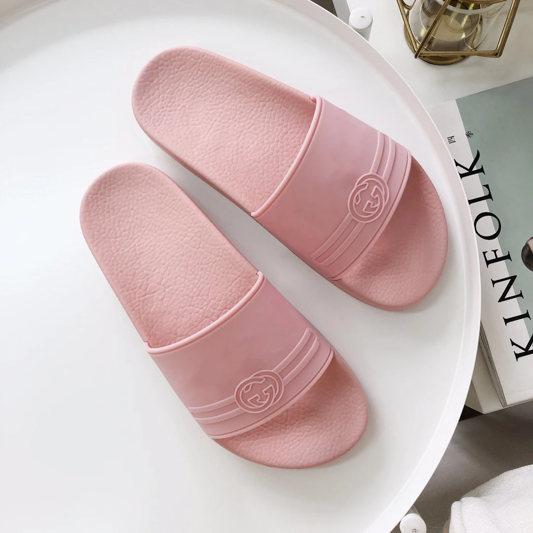 

2021 Fashion Men Women Sandals Designer Shoes Luxury Slide Summer Fashion Wide Flat Slippery Sandals Slipper Flip Flop Flower