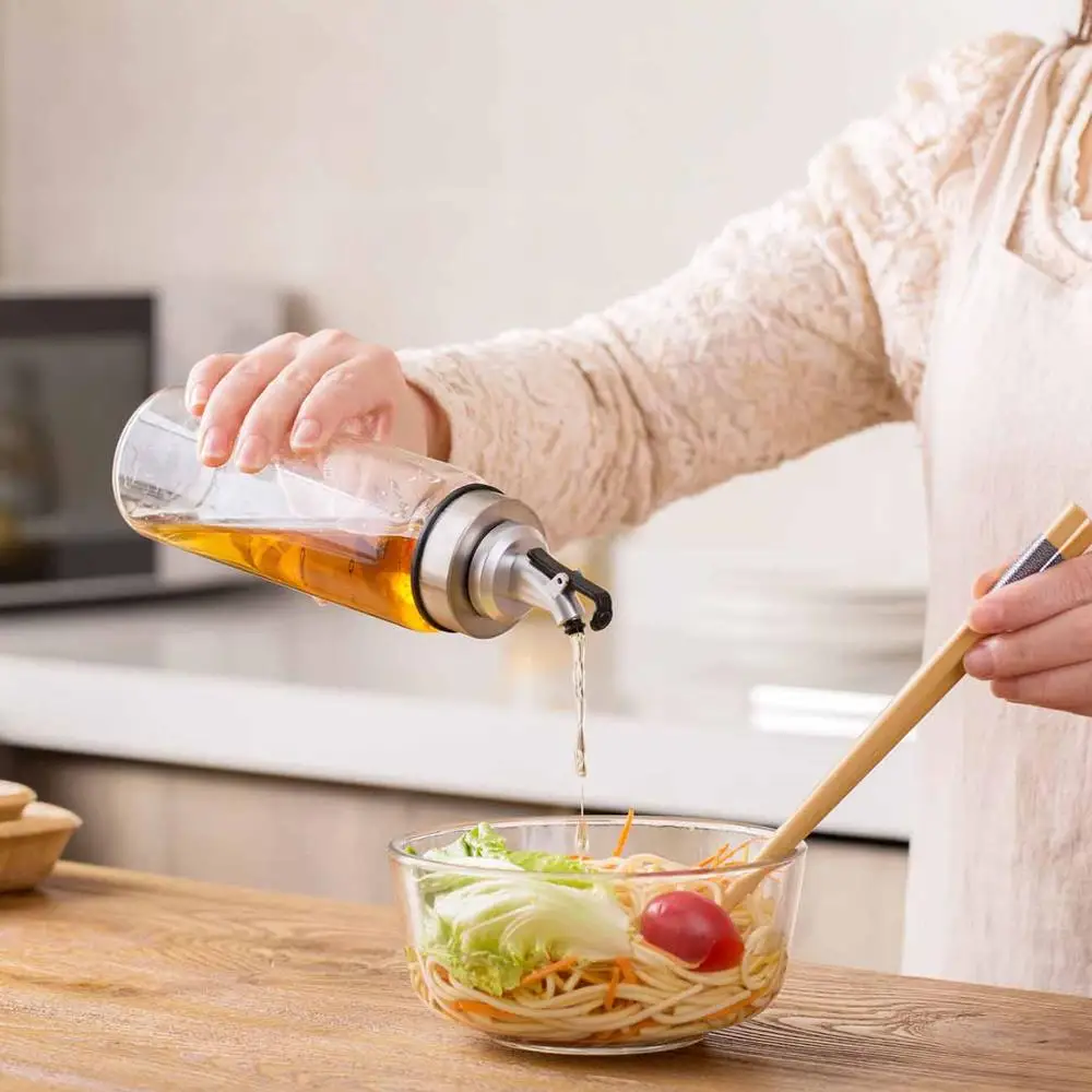 Стеклянная бутылка для приправ 500 мл |