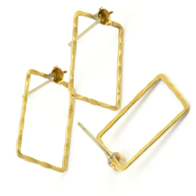 

4pc Earring Posts With 1 Pad, Ear Studs (Nickel Free and Lead Free). CHOOSE