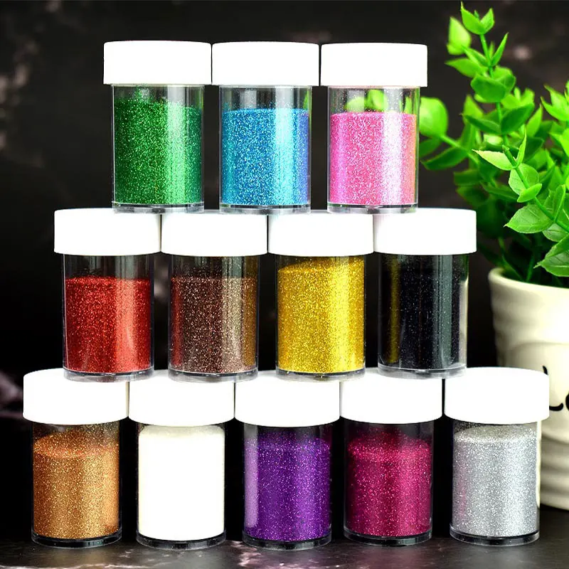

20g Nail Powder Glitter Nail Sequins Pigments Nail Art Flakes Decoration DIY Nail Art Decor Powder Nail Tips Makeup Tools