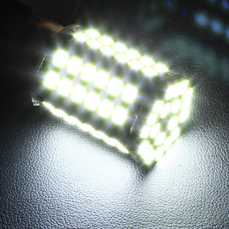 80SMD белая автомобильная светодиодная лампа универсальная суперъяркая 1156 для