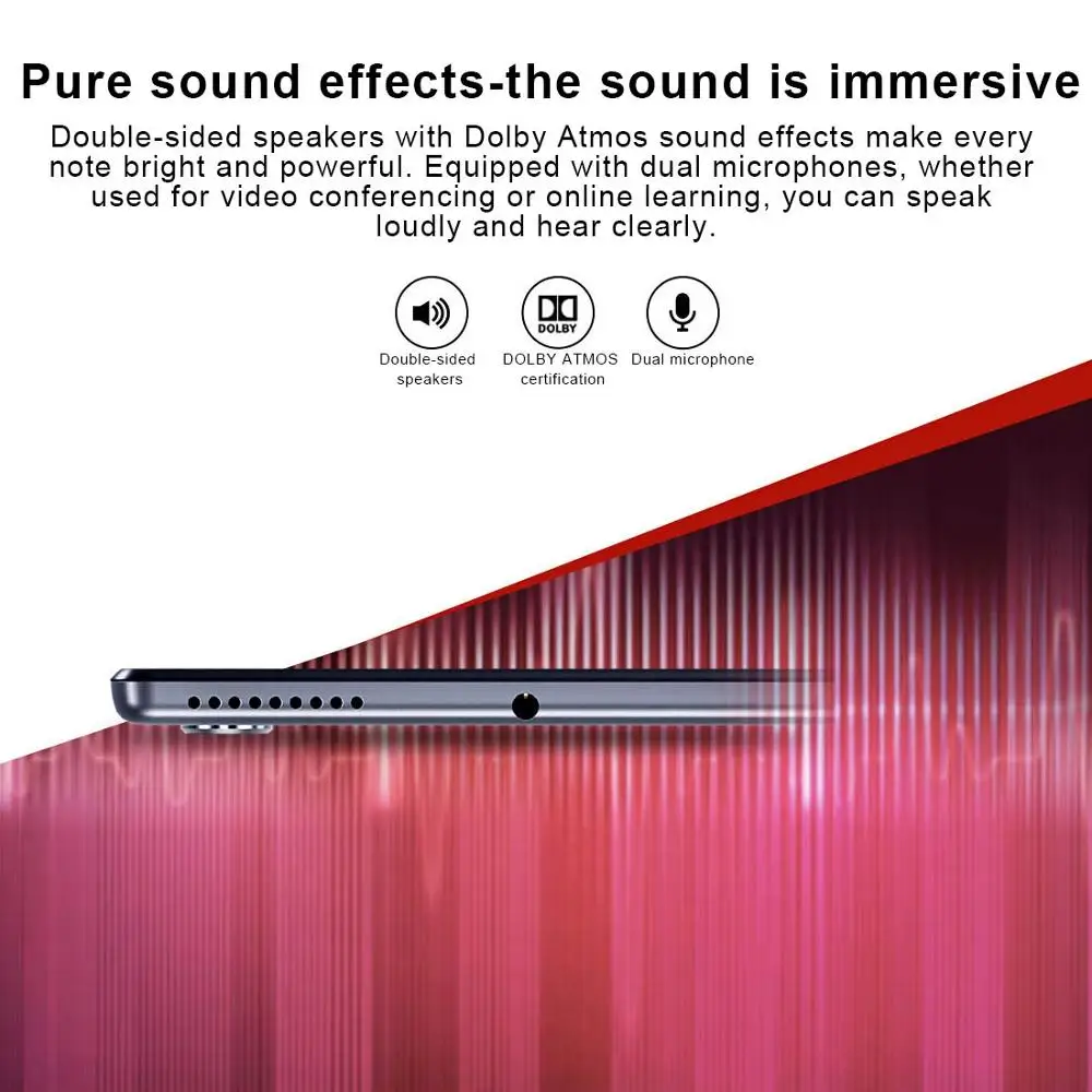 Планшет Lenovo Tab M10 Plus на Android 10 3 восемь ядер экран 9 0 дюйма 4 Гб + 64 ГБ | Компьютеры и