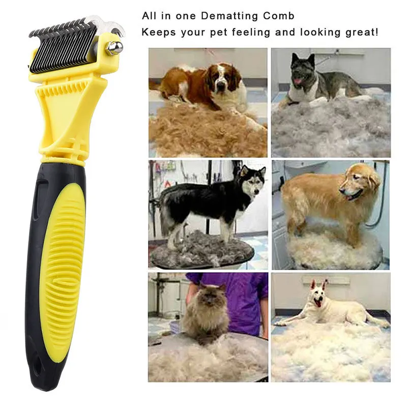 

Pet hairdressing tools cat and dog grooming cleaning brush trimming grooming comb pet brush grooming tool