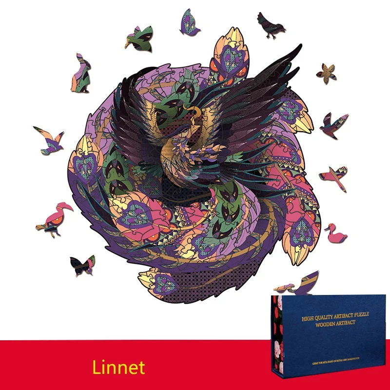 Linnet деревянная головоломка игрушка декоративная краска для комнаты взрослые
