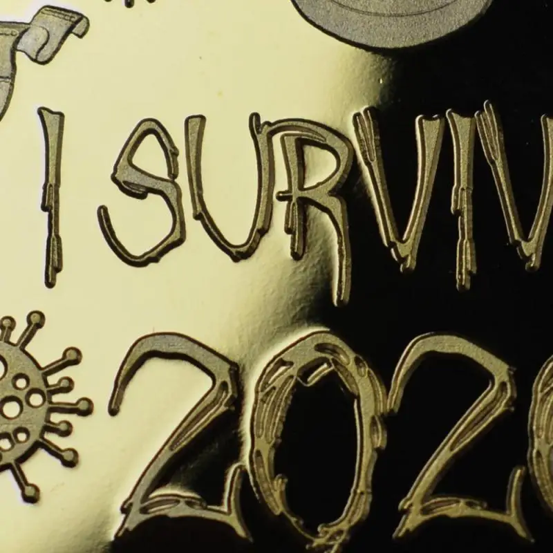 Я пережил 2020 медаль и памятные коллекционеры памятная монета Новинка | Дом сад