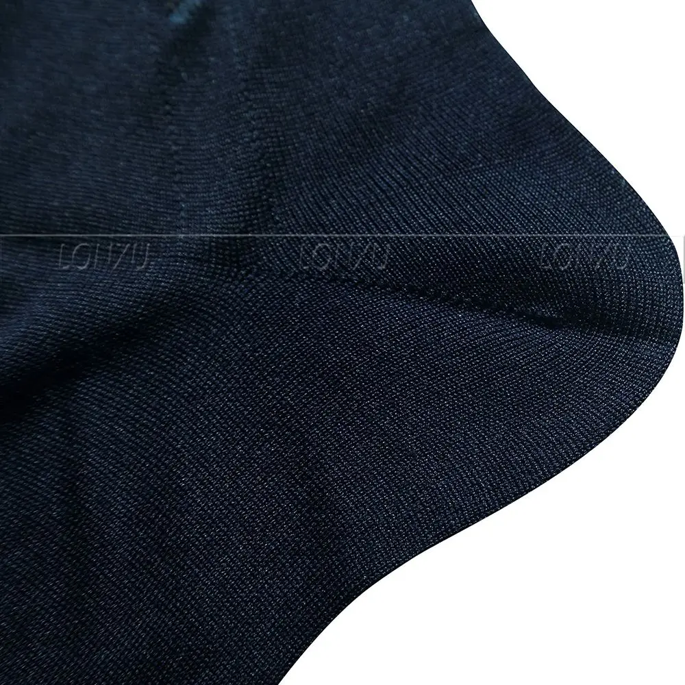 5 Pairs Mens 100% Silk Socks mid Calf Free p&ampp Black White Beige Gray__ Suitable for four seasons | Мужская одежда