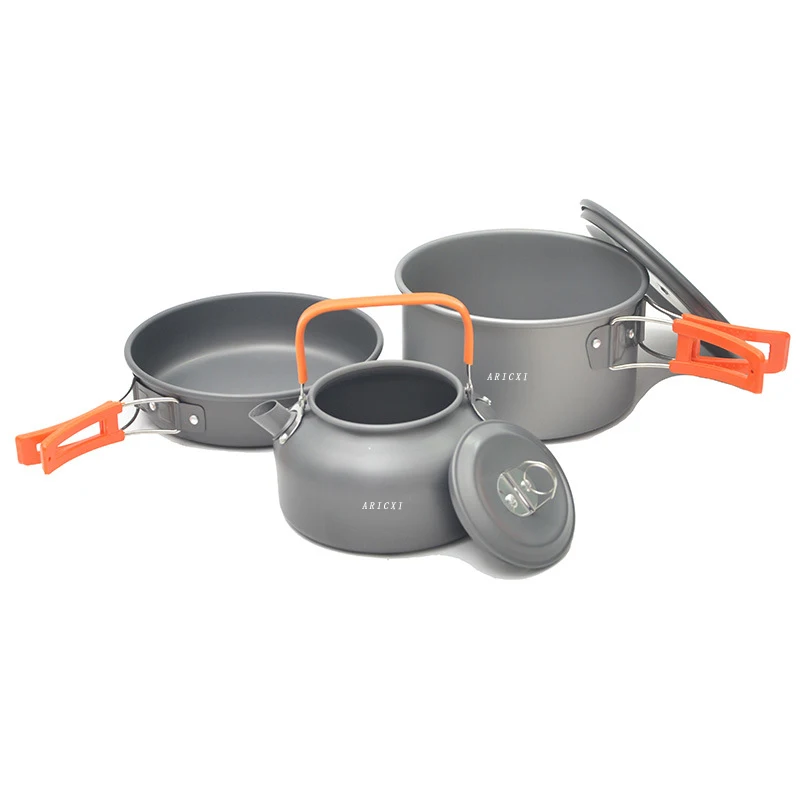 Уличная посуда для кемпинга набор посуды пикника пешего туризма Теплообменный