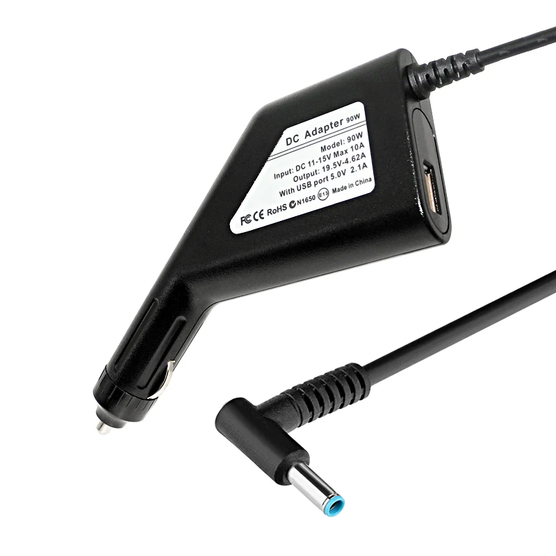 19 5v 3 33a 4 62a laptop dc power adapter car charger for hp envy1415 pavilion m415 ppp009c 15 j009wm 14 k001xx 14 k00tx free global shipping