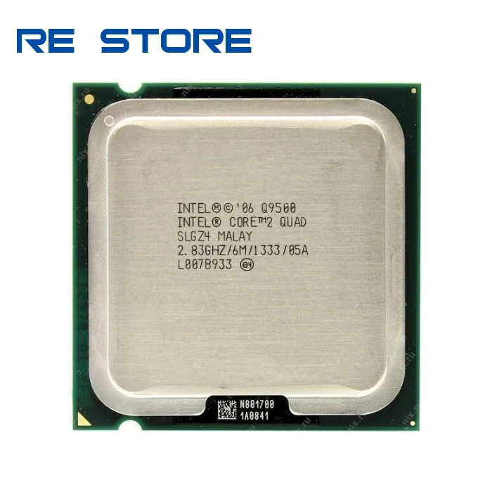 Процессор Intel Core2 Quad Q9500 2 83 ГГц 6 Мб кэш памяти FSB 1333 настольный процессор LGA 775|lga775