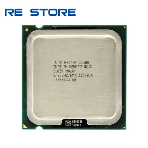 Процессор Intel Core2 Quad Q9500 2,83 ГГц 6 Мб кэш-памяти FSB 1333 настольный процессор LGA 775