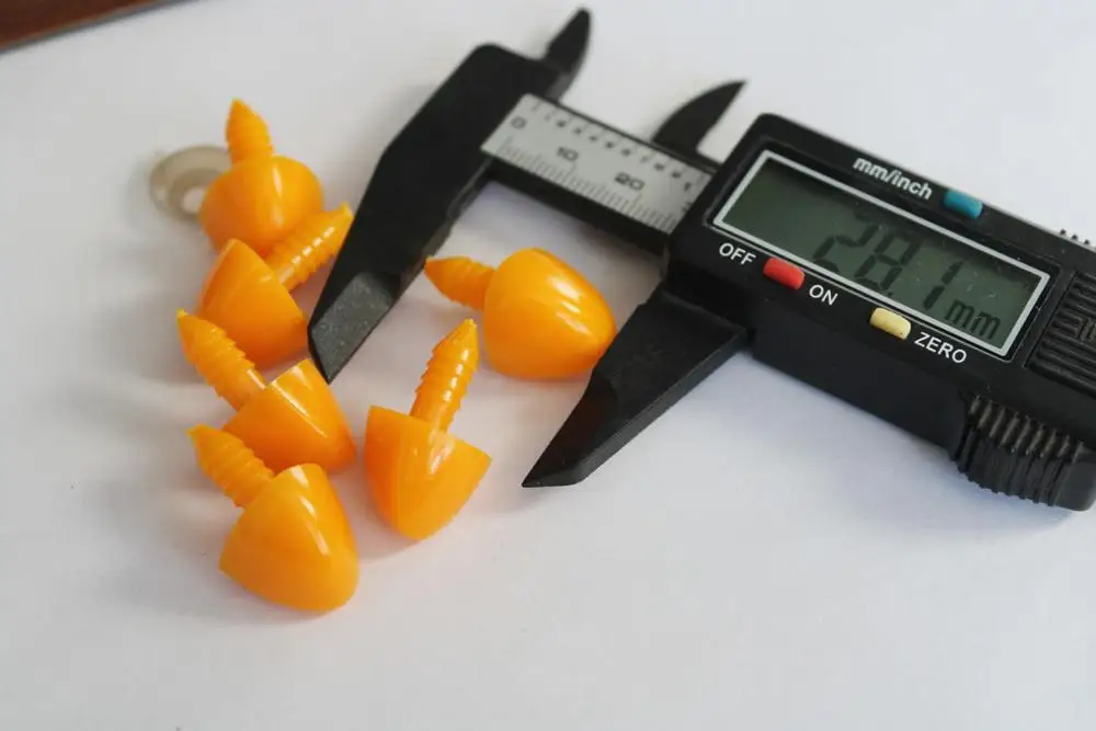 100 шт./лот 17x28 мм оранжевая Птица Животное Игрушка рот + мягкая шайба для diy plsh кукла