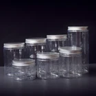 Пустой флакон с кремом для лосьона и пластиковый косметический контейнер, 30 г, 50 г, 100 г, 120 г, 150 г, 200 г, 250 г, 300 г, 500 г, многоразовый контейнер