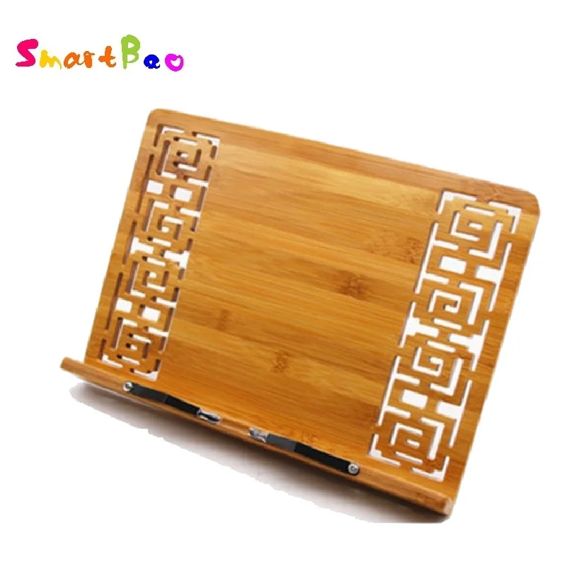 

Bamboo Book Stand Reading bamboo Large Medium Small rack zitie rack bookend reading photo frame; Book Stand Copy Holder